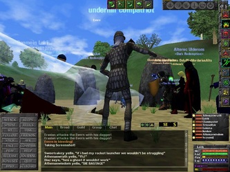 DAOC - Evern raid in the frontier, Jan 2003